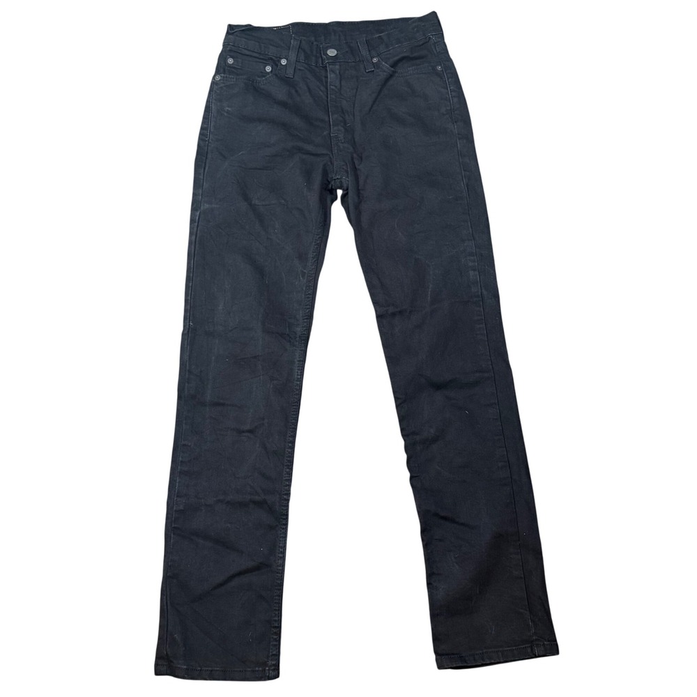 Levis 511 Slim Fit Black Denim Jeans Modern‎ Style Mens W30 L32 - Picture 2 of 9